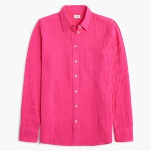 ☀️ NWOT J. CREW FACTORY Gauze Button-Up Shirt